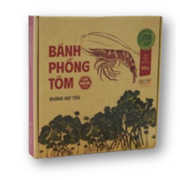 Bánh phồng tôm loại ngon (20% tôm) Con Tôm Rừng - Hộp 500gr
