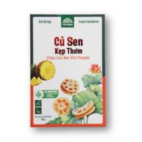 Củ sen kẹp thơm Tư Bông - Hộp 100gr