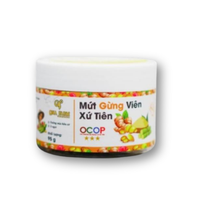 Mứt gừng viên Xứ Tiên (QNA Farm) - Hộp 95gr