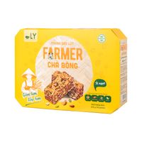 Thanh gạo lứt chà bông Farmer Oly Food - Hộp 235gr