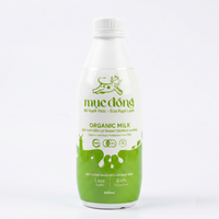 Sữa tươi hữu cơ thanh trùng ít đường Mục Đồng - Chai 900ml
