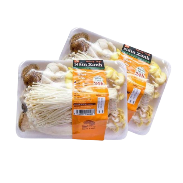 Lẩu nấm Nấm Xanh - Khay 500gr.png