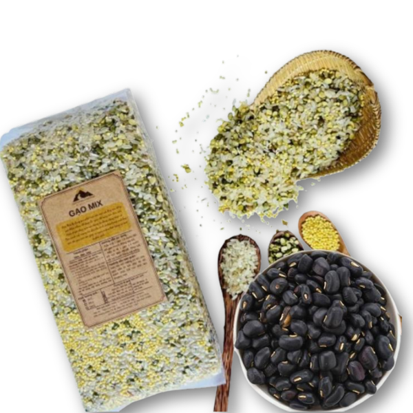 Gạo mix Smile số 1 - ĐEN (đậu đen, gạo thơm, kê nếp).png