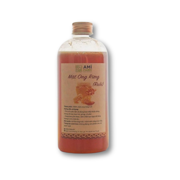 Mật ong ruồi rừng Ami Farm - Chai 500ml.png